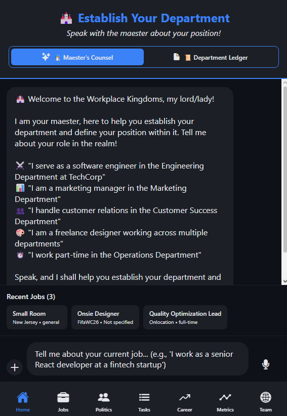 Idleen task execution